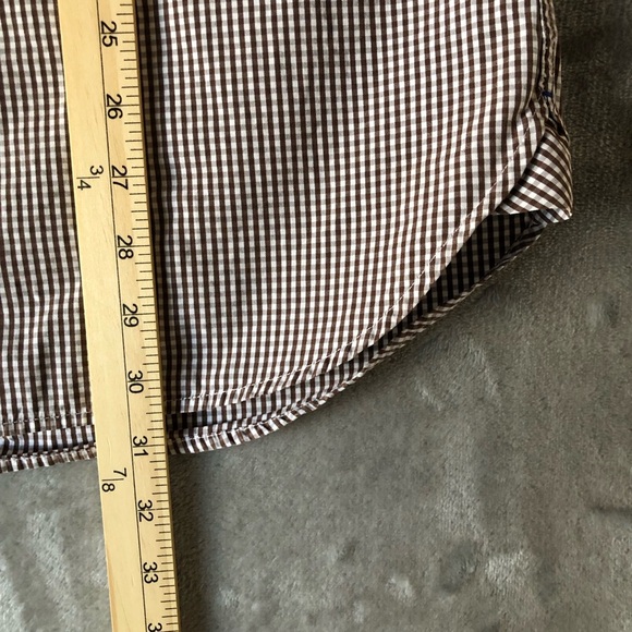 Tommy Hilfiger Men Button Down Shirt XL 80’s Two Ply Cotton Gingham Long Sleeve - Picture 15 of 15